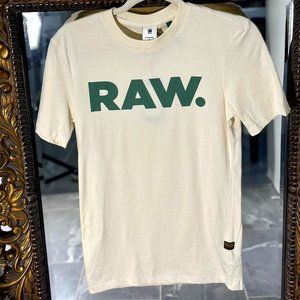G-Star Raw T-shirt Compact Jersey Beige Green XS